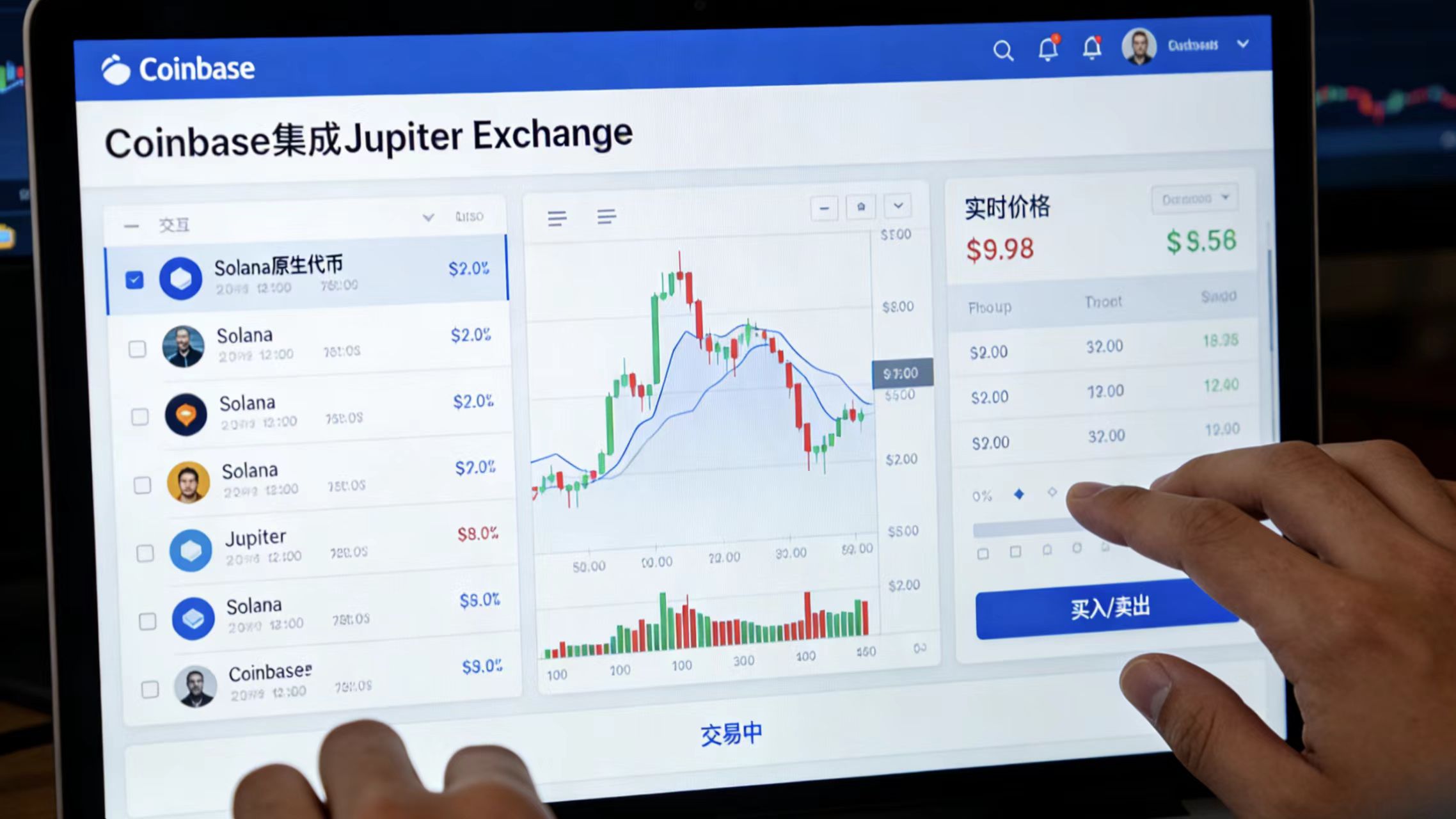Coinbase集成Jupiter交易所，支持Solana原生代币交易