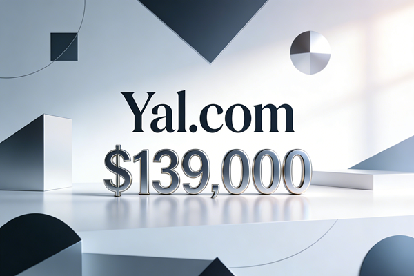 Yal.com sold for $139,000, further increasing the value of three-letter domain names.