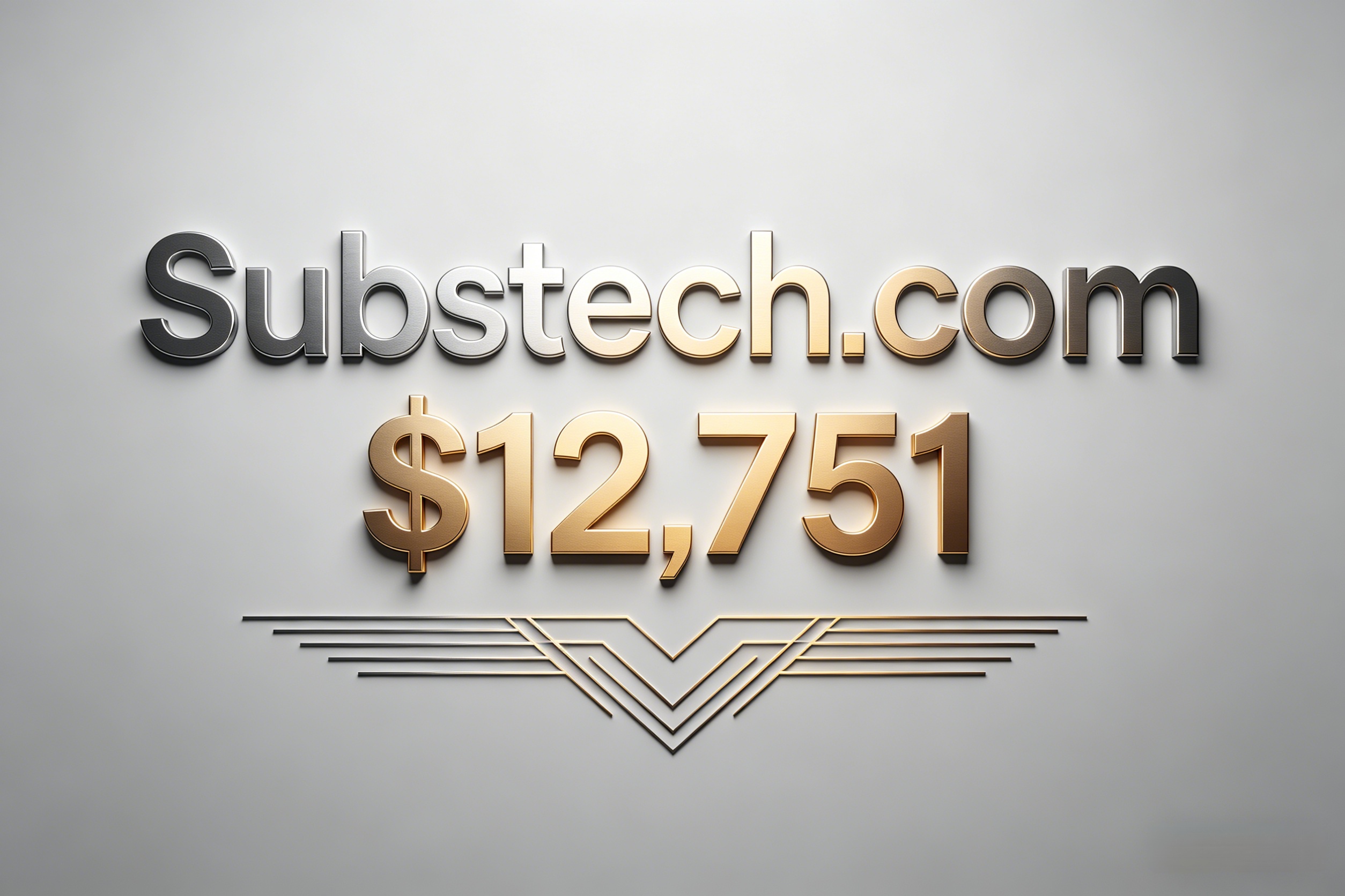 $12,751 for a new domain! Why is Substech.com a favorite domain for tech companies?