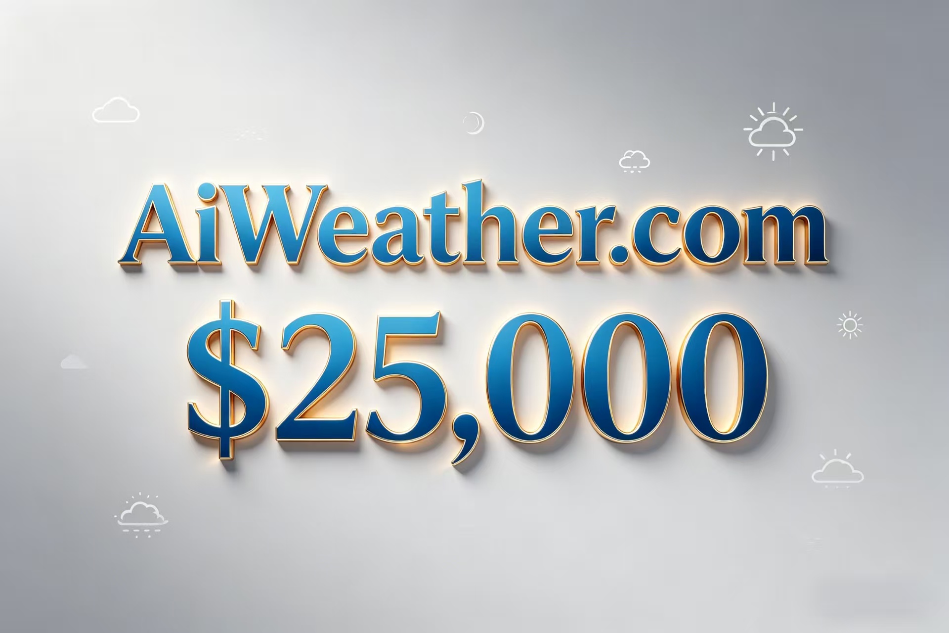 A firsthand look at the high-priced sale: Why did AiWeather.com sell for $25,000?