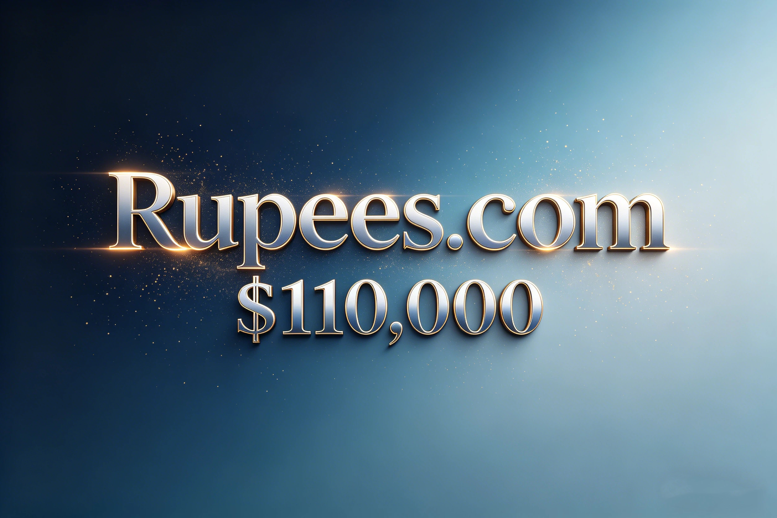 Value surpasses $100,000! Rupees.com sold for a record high, setting a new record for top-level currency domain names.