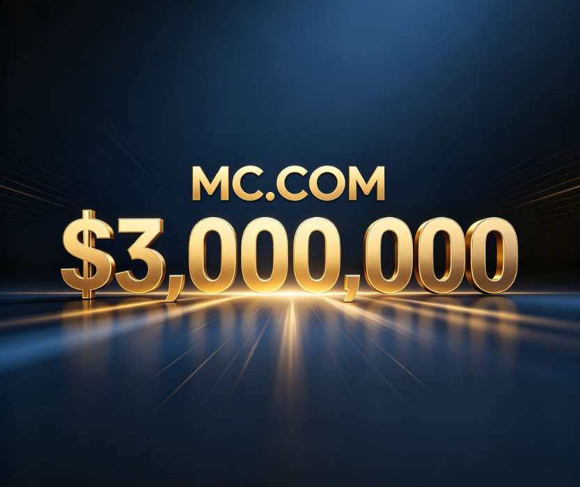 Big news! The two-letter domain name mc.com was sold for $3 million, with potential end-users being industry giants.