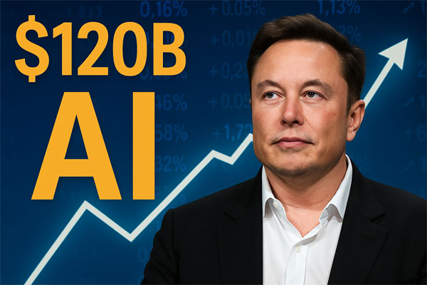 xAI valuation may rise to $120 billion, Musk's AI ambitions are accelerating