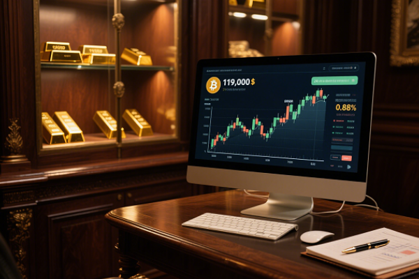 Bitcoin breaks through $119,000, narrowing 24-hour losses to 0.58%