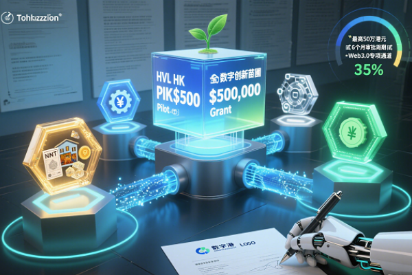 Cyberport launches a pilot funding program for blockchain and digital assets with a maximum amount of HK$500,000, covering areas such as tokenization and stablecoins