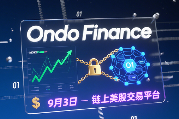 Ondo Finance: Will launch an on-chain US stock trading platform on September 3