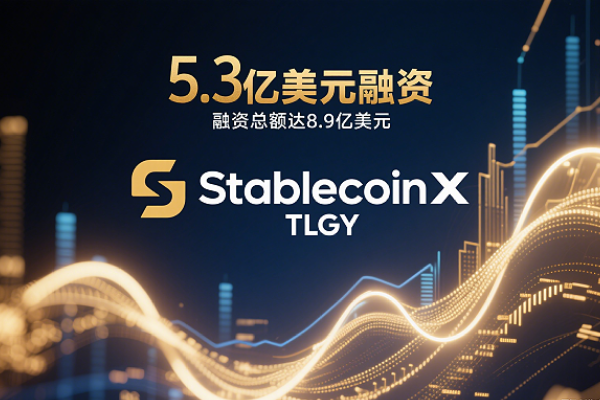 StablecoinX与TLGY获得5.3亿美元融资，融资总额达8.9亿美元