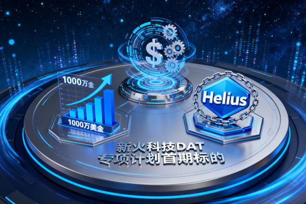 新火科技15日公布DAT专项计划首期标的，1000万美金参与SOL财库公司Helius私募股权投资