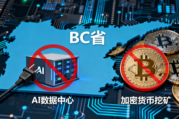 British Columbia, Canada, plans to limit AI data center electricity use and permanently ban cryptocurrency mining