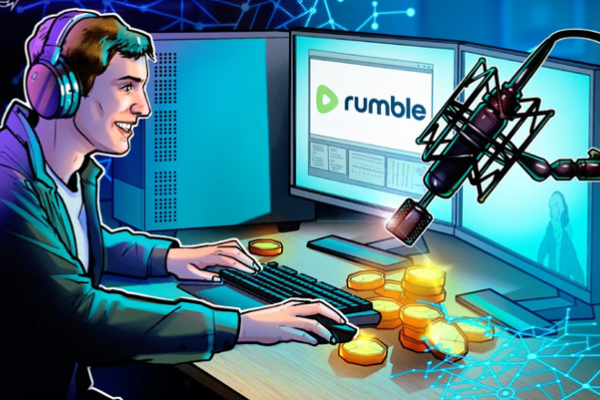Video-sharing platform Rumble partners with Tether to launch Bitcoin tipping in early December