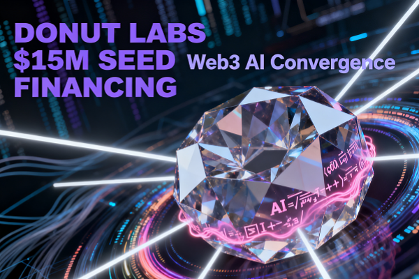 Web3 AI browser project Donut Labs raises $15 million in seed funding.