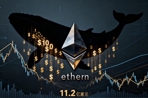 以太坊巨鲸在最近价格下跌期间积累了价值11.2亿美元的以太