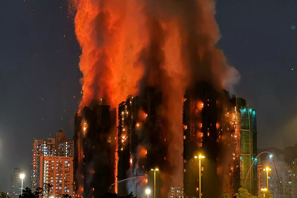 Yunfeng Financial donated HK$10 million to support fire relief efforts in Hong Kong.