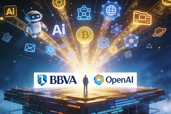 BBVA deepens its collaboration with OpenAI to drive AI transformation in the global banking industry.
