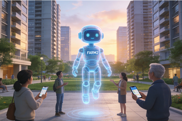 The FARM2 community has released a 3D AI Agent product, exploring the interaction between AI and real-world space.