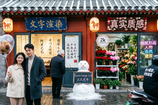 Qwen-Image-2.0发布：生图与编辑合一，主打2K与长指令排版