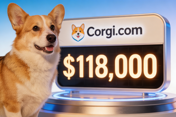 Corgi.com sold for $118,000, igniting the pet domain investment market; the next big trend in domain investment is here.