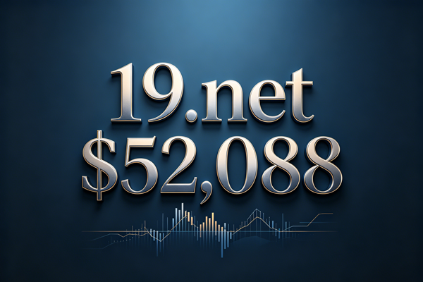 Sold for $52,088! 19.net changes hands; why are two-digit domain names still the hard currency in the domain name market?