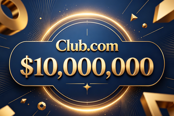 Breaking news! Club.com sold for a record-breaking $10 million; domain legend Andrew Miller once again orchestrates a top-tier transaction.