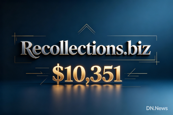 Recollections.biz sold for $10,351! A prime example of the value of a sentimental business domain.