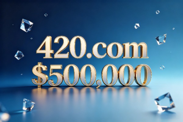 $500,000! 420.com changes hands: The pinnacle of value for super numeric domains.