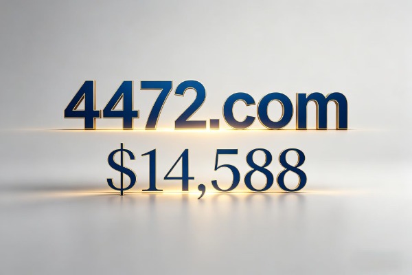Looking at the $14,588 transaction of 4472.com: Why do four-digit .com companies consistently maintain a high value level?