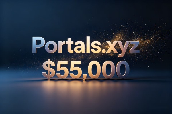 Portals.xyz sold for $55,000: A prime example of value from an entry-level domain with an innovative suffix.