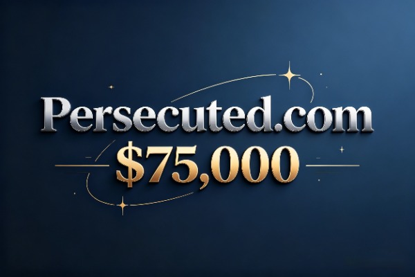 A high price has been paid! persecuted.com sold for $75,000, demonstrating the value of an emotional and semantic domain name.