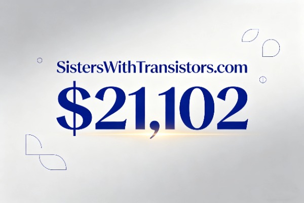 Rare and unique, with a truly memorable design! SistersWithTransistors.com's 