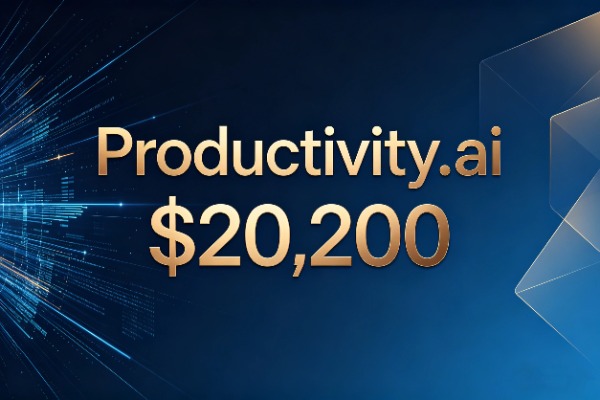 More than just one website! Behind Productivity.ai's $20,200 investment lies a strategic choice for the globalization of an AI-powered efficiency brand.