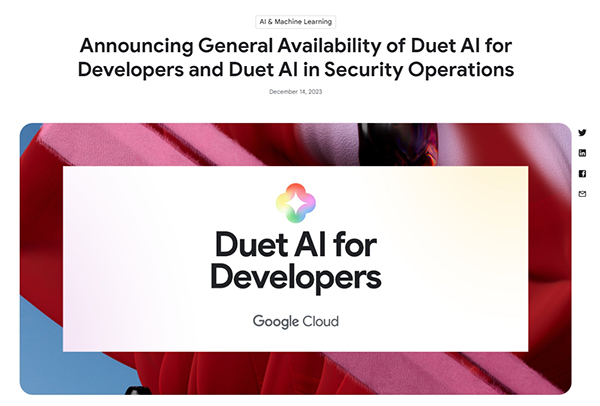 AI competition heats up! Google makes another big move! Acquires Duet.ai