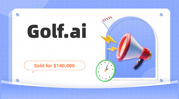 AI domains have potential! Golf.ai sells for $140,000