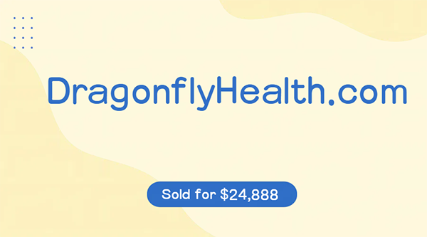 单词组合域名DragonflyHealth.com 高价成交