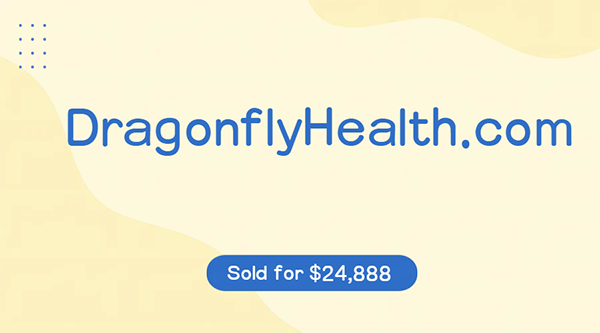 Word combination domain name DragonflyHealth.com sells for high price