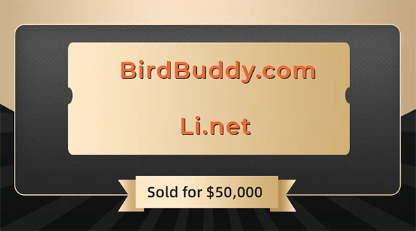 BirdBuddy.com and Li.net sales reach $50,000