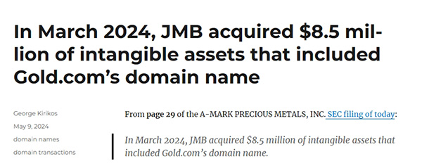 Amazing! This domain name was sold for over 8.5 million dollars!