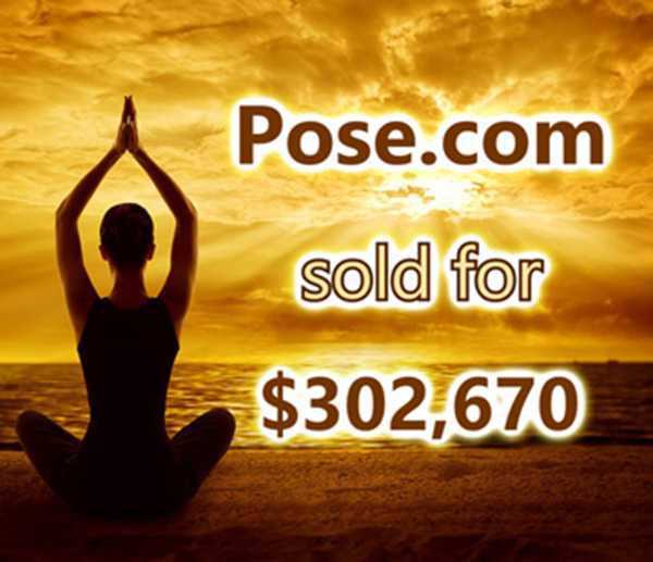 One-word domain name Pose.com sells for $302,670