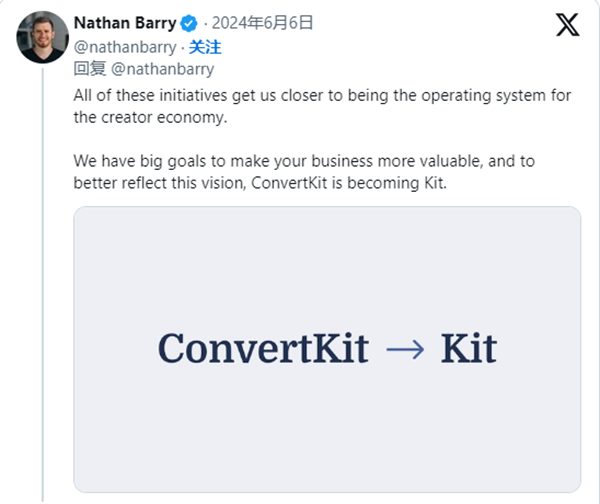 ConvertKit品牌重塑!转变为三字母域名Kit.com