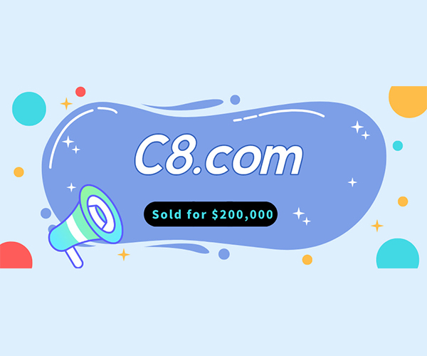 Multiple domains sold with prices ranging from $10,000 to $200,000