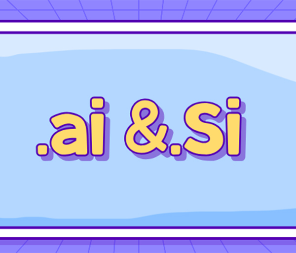 .ai=Artificial Intelligence, .Si=Super Intelligence? Maybe it's the next trend