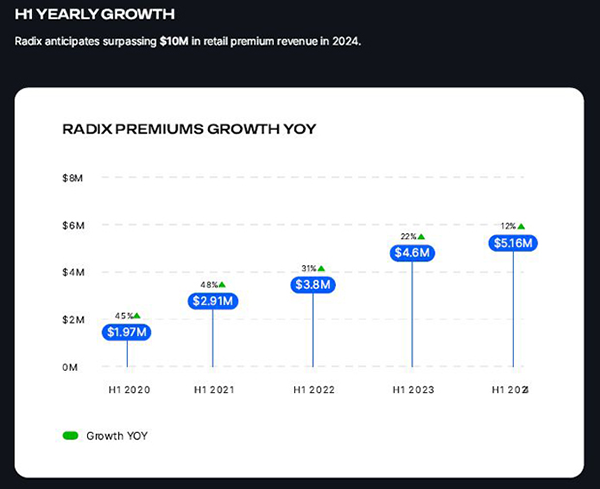 Radix Reports Record Half-Year Revenue for Premium Domains, Sales Top $5 Million