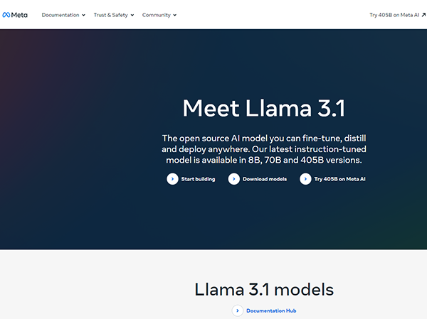 Meta公司现在拥有 Llama.com；其标价为千万美元