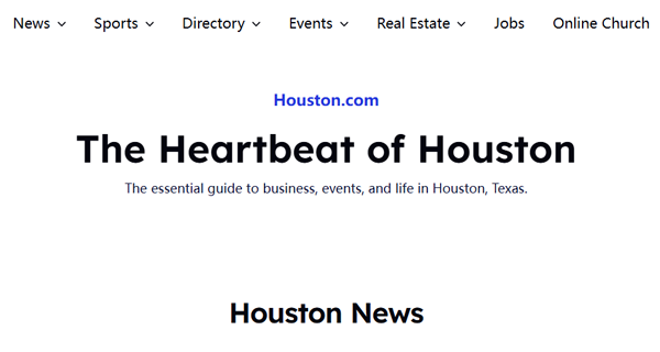 Houston.life全新升级为Houston.com，地理域名引领品牌新潮流!