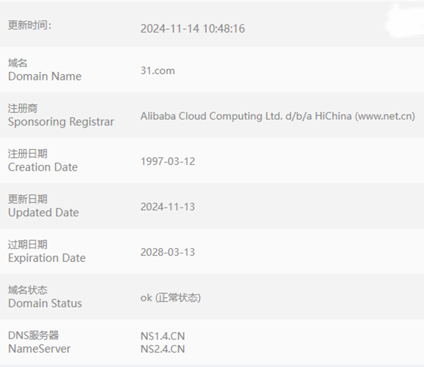 31.com Sold on DN Platform: Digital Domain Values Highlighted