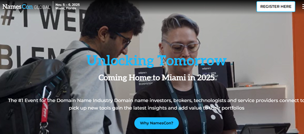 2025 NamesCon Global Conference Moves to Miami, Highlights Sneak Peek