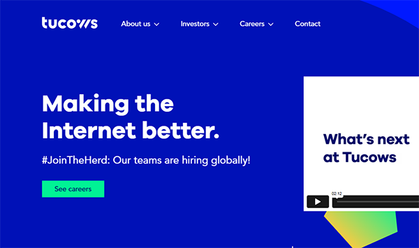 Tucows Beats GoDaddy to Become New Technical Service Provider for India’s .in Domains