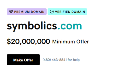 The world's first .com domain name costs $20 million, but valuation tools disagree