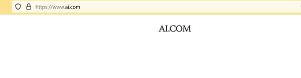 标价一亿美金的AI.com域名疑似已交易,注册地变更至香港!