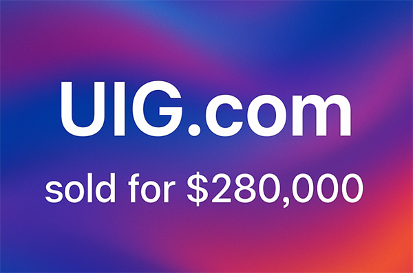 UIG.com sold for $280,000