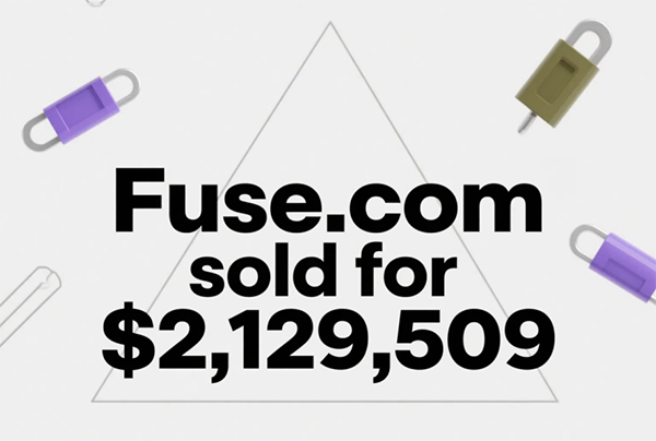 Fuse.com 以 2,129,509 美元成交!